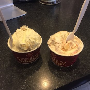 Cold Stone Creamery - Cake batter w/cookie dough and strawberry cake batter w/gram crackers - Ice Cream & Frozen Yogurt Near Me - Midlothian, Virginia