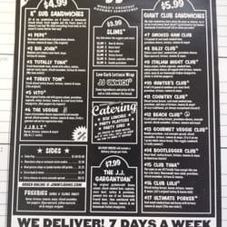 Jimmy John's - Menu