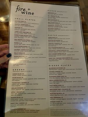 Menu photo 1 Fire + Wine Glen Ellyn, IL