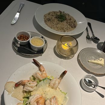 Terra e Mare - Insalata de Polipo Risotto con Funghi e Filleto di Manzo - Steakhouses Near Me - Los Angeles, California Terra e Mare - Insalata de Polipo Risotto con Funghi e Filleto di Manzo - Steakhouses Near Me - Los Angeles, California