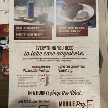Cracker Barrel Old Country Store - Menu - Southern Near Me - Bakersfield, California Cracker Barrel Old Country Store - Menu - Southern Near Me - Bakersfield, California