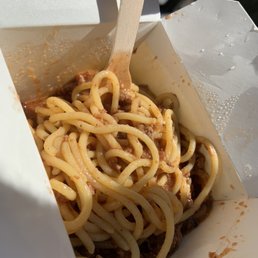 Bolognese spaghetti
