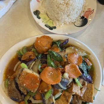 Secret Thai Restaurant - Eggplant with tofu - Thai Near Me - Chalmette, Louisiana Secret Thai Restaurant - Eggplant with tofu - Thai Near Me - Chalmette, Louisiana