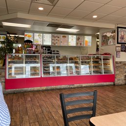 the interior of a restaurant