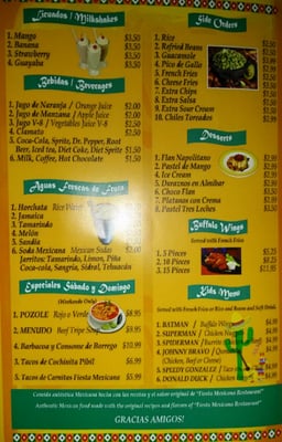 Menu photo 5 Fiesta Mexicana Hammonton, NJ Menu photo 5 Fiesta Mexicana Hammonton, NJ