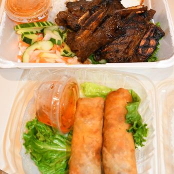 575 Bistro - Egg rolls Grilled short ribs (yummy) - Seafood Near Me - Kennesaw, Georgia