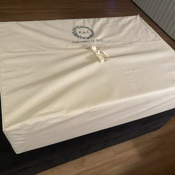 Gown Preservation Specialists - Box that dress is preserved in. Very sturdy material. - Dry Cleaning Near Me - Corona, California
