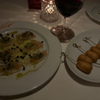 Tango Room - hiramase crudo & lobster corn dogs - Steakhouses Near Me - Dallas, Texas