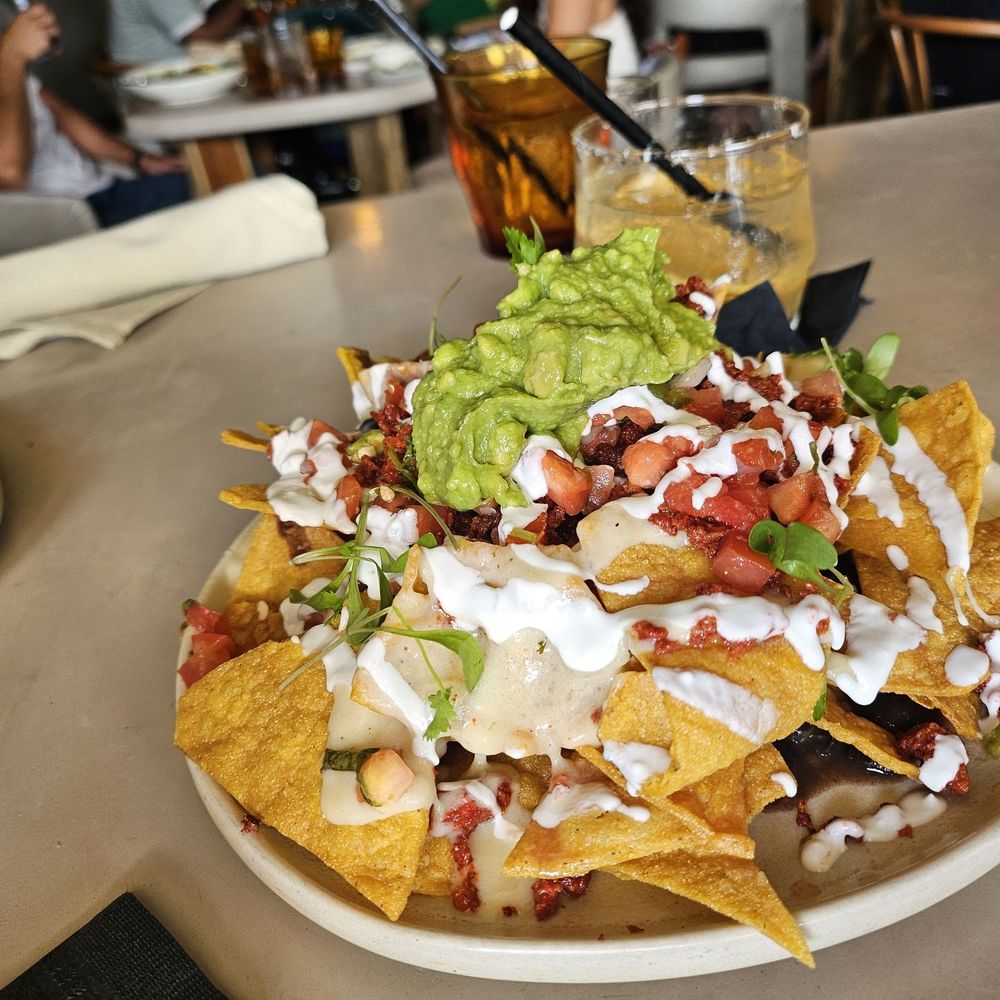 Luna Bistro Cafe - Chorizo nachos. - New American Near Me - Long Beach, California Luna Bistro Cafe - Chorizo nachos. - New American Near Me - Long Beach, California