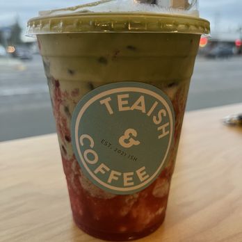 Teaish & Coffee - Strawberry Matcha(ICED ONLY) - Coffee & Tea Near Me - Buena Park, California Teaish & Coffee - Strawberry Matcha(ICED ONLY) - Coffee & Tea Near Me - Buena Park, California