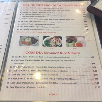 Little Saigon Restaurant - Rice Dishes in Menu - Vietnamese Near Me - Falls Church, Virginia