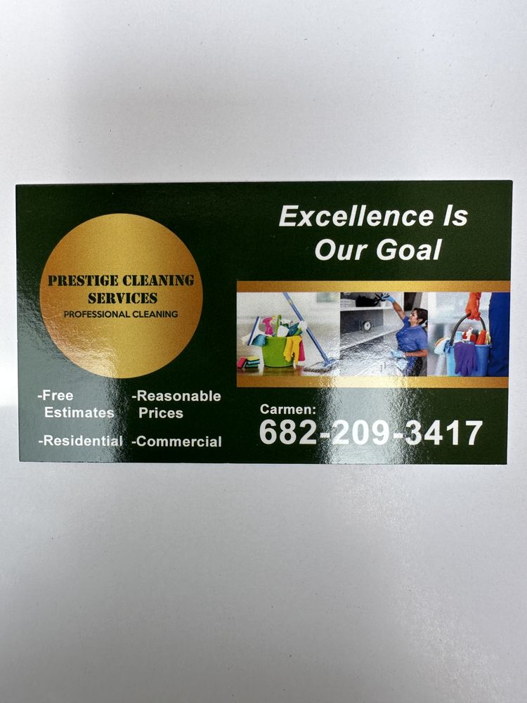 PRESTIGE CLEANING SERVICES Fort Worth, Texas Home Cleaning Phone