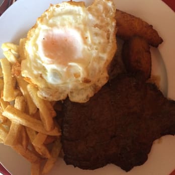 Peru's Taste - Lomo a lo probre. Yummmmm!!!! Best rice ever. Super soft steak. - Peruvian Near Me - Northridge, California