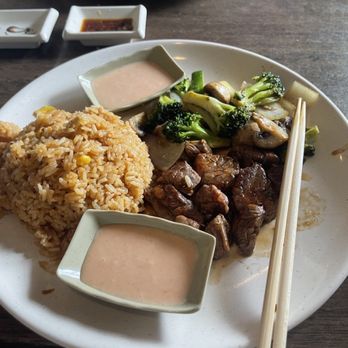 Asian Cafe - Hibachi Steak (ribeye) off of the lunch menu - Japanese Near Me - Mineral, Virginia Asian Cafe - Hibachi Steak (ribeye) off of the lunch menu - Japanese Near Me - Mineral, Virginia
