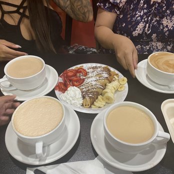 Craving Crepes - White raspberry truffle with oat milk coffee - Creperies Near Me - Las Vegas, Nevada Craving Crepes - White raspberry truffle with oat milk coffee - Creperies Near Me - Las Vegas, Nevada