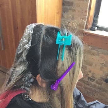 Epoch Studio Salon - Chicago - During the process...So much growth! - Hair Extensions Near Me - Chicago, Illinois