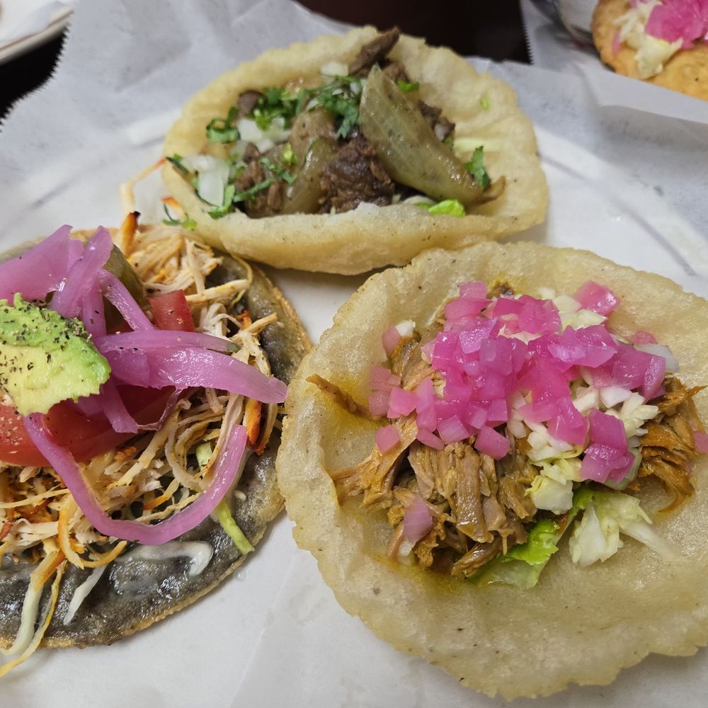 Ki’ikibáa - Freshly made & delicious panucho and 2 salbutes. - Mexican Near Me - Portland, Oregon
