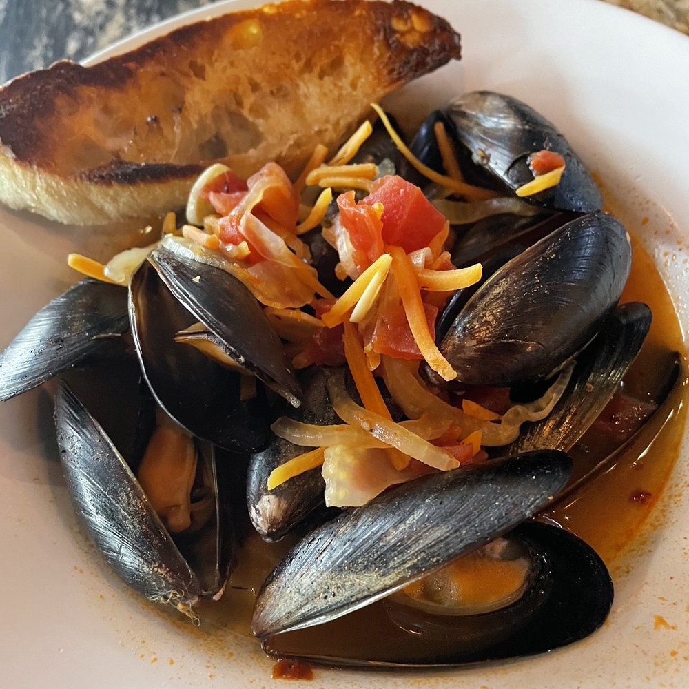 Barolo Grille - a plate of musselling and bread - Sushi Bars Near Me - Salina, Kansas Barolo Grille - a plate of musselling and bread - Sushi Bars Near Me - Salina, Kansas