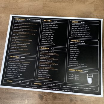 Tea Daze - Menu - Bubble Tea Near Me - Stockton, California Tea Daze - Menu - Bubble Tea Near Me - Stockton, California