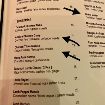 Rasika West End - Can't go wrong with these chicken dishes and make sure you get some naan to dip into the sauce. - Indian Near Me - Washington, DC, District of Columbia