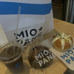 Hojicha Pillow, Black Sesame Cream Cheese, & Whipped Cream Cheese with Garlic Butter