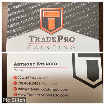 TradePro Painting - Business card - Painters Near Me - Erie, Colorado TradePro Painting - Business card - Painters Near Me - Erie, Colorado