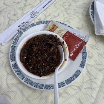 Mayflower Restaurant - This sauce is addicting. Their house special XO sauce. Have to request. It goes with everything. - Chinese Near Me - Milpitas, California Mayflower Restaurant - This sauce is addicting. Their house special XO sauce. Have to request. It goes with everything. - Chinese Near Me - Milpitas, California