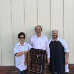 RugSpa - Starting from left, Carolyn our rug repair specialist, Richard the owner, and Jeff our lead rug cleaning specialist.