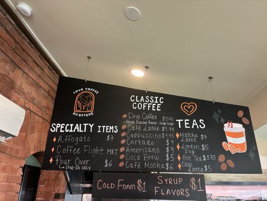 Menu photo 1 Love Coffee Roasters Avon Lake, OH Menu photo 1 Love Coffee Roasters Avon Lake, OH