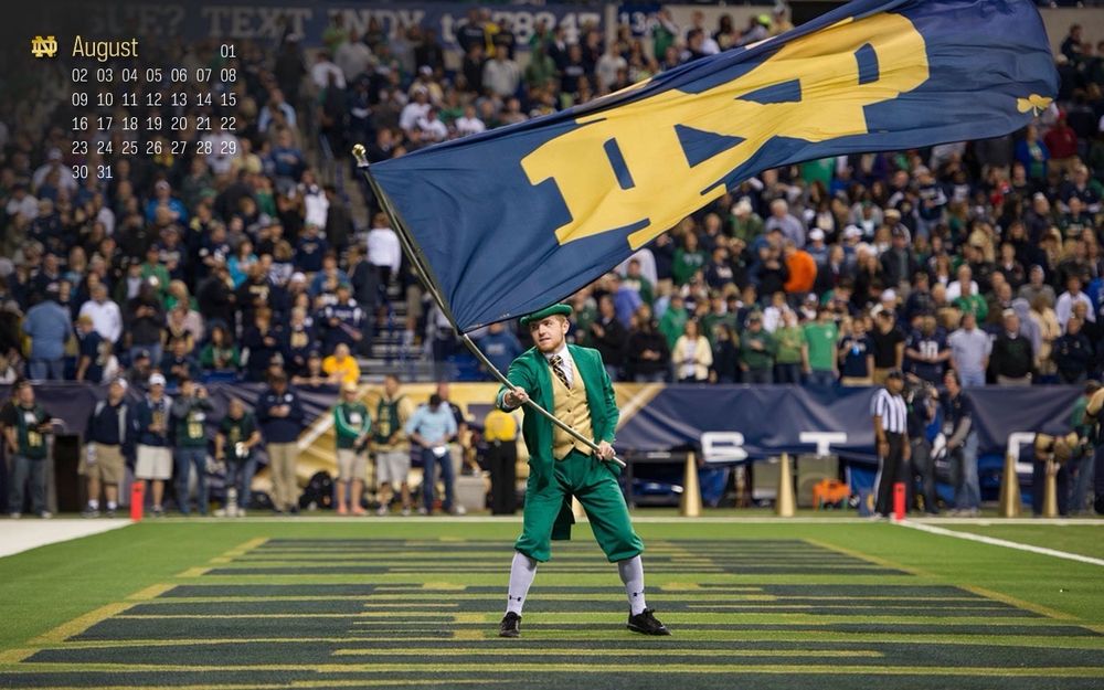 Social spots from Notre Dame Football
