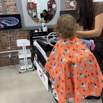 Bubble Cuts - Before - Kids Hair Salons Near Me - Los Angeles, California