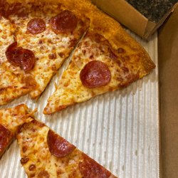 Pizza Hut - 1 pepperoni on each pizza