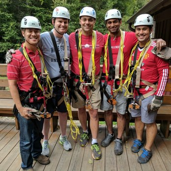 Sky Valley Zip Tours - Our zip-lining crew. - Ziplining Near Me - Blowing Rock, North Carolina