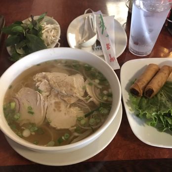 Pho Avina - Chicken pho $8.50 and Egg rolls $2.50. - Vietnamese Near Me - Glendale, Arizona