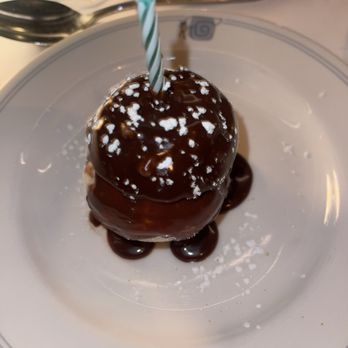 Mon Ami Gabi - Birthday dessert - French Near Me - Chicago, Illinois Mon Ami Gabi - Birthday dessert - French Near Me - Chicago, Illinois