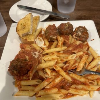 Three Italian Restaurant - Pasta with meatballs - Italian Near Me - Fairfield, California Three Italian Restaurant - Pasta with meatballs - Italian Near Me - Fairfield, California