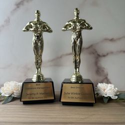 Glendora Trophy & Engraving - Celebrate exceptional achievement with this award that shines like an Oscar--because every victory deserves a standing ovation!