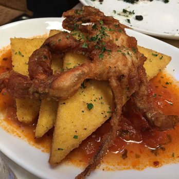 Mua - Soft shelled crab on fried polenta - Bars Near Me - Oakland, California Mua - Soft shelled crab on fried polenta - Bars Near Me - Oakland, California