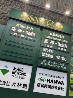 Hanshin Koshien Stadium by null