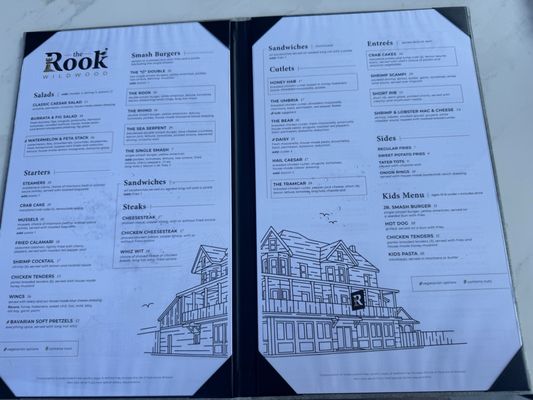 Menu photo 5 The Rook Wildwood, NJ