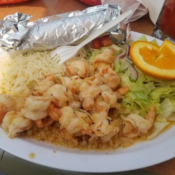 Mariscos Puerto Vallarta - Garlic shrimp plate - Mexican Near Me - Gilroy, California Mariscos Puerto Vallarta - Garlic shrimp plate - Mexican Near Me - Gilroy, California