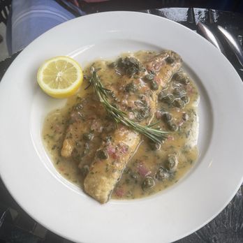 Laperaux Bistro - Fillet Meuniere (fish sauteed in European butter w/capers, lemons, parsley & white wine) 4.9.24 - French Near Me - Germantown, Maryland Laperaux Bistro - Fillet Meuniere (fish sauteed in European butter w/capers, lemons, parsley & white wine) 4.9.24 - French Near Me - Germantown, Maryland