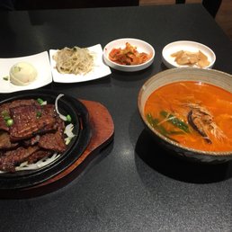 a variety of dishes