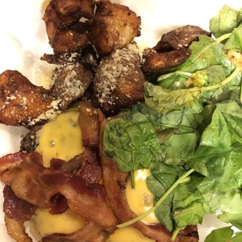 Salt + Light - Another burger with trailer fries - Food Trucks Near Me - Huntsville, Alabama