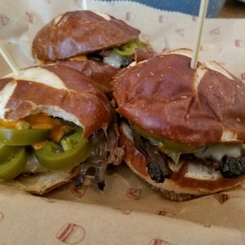 Bareburger - Upper West Side - Mammer Jammet Sliders (look at all those jalapenos...) - American Near Me - New York, New York