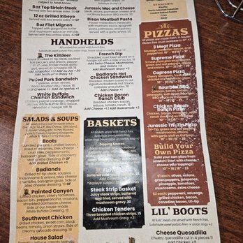 Boots Bar & Grill - Menu - American Near Me - Medora, North Dakota Boots Bar & Grill - Menu - American Near Me - Medora, North Dakota