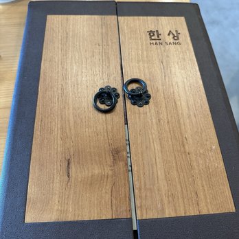 Han Sang - A beautifully designed menu - Korean Near Me - Millbrae, California