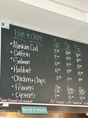 Menu photo 2 Emerald City Fish & Chips Seattle, WA Menu photo 2 Emerald City Fish & Chips Seattle, WA