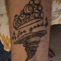 Tattoo Warehouse - Wicked For Good on forearm