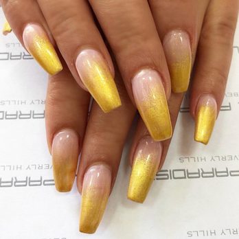 Nail  Paradise - #acrylicnails #geloverlays #chromepowder #ombrenails - Nail Salons Near Me - Beverly  Hills, California
